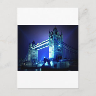 London Bridge i natt Vykort
