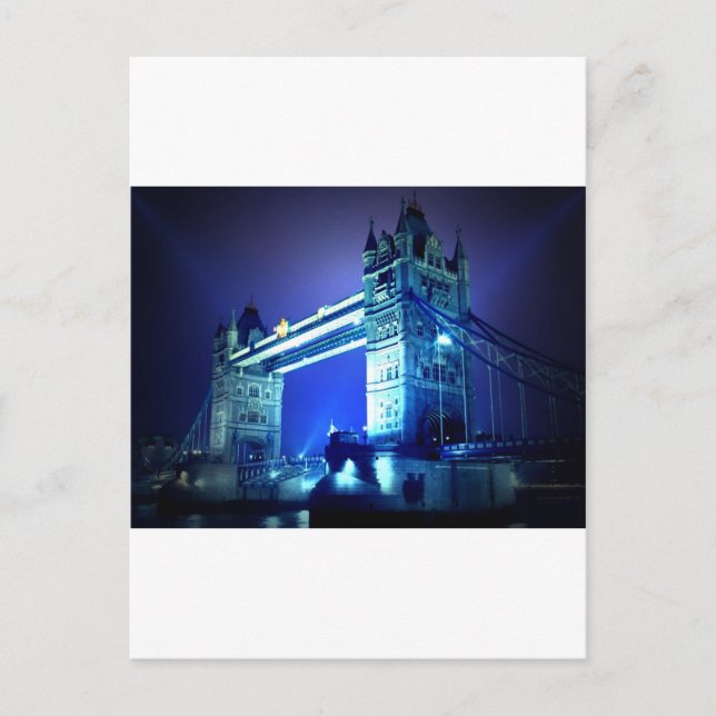 London Bridge i natt Vykort (Framsida)