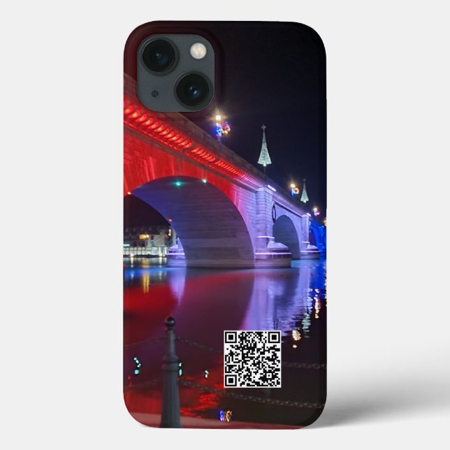 London Bridge i rött vitt och blått (Baksida)