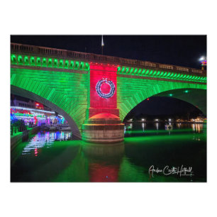 London Bridge-jul Fototryck