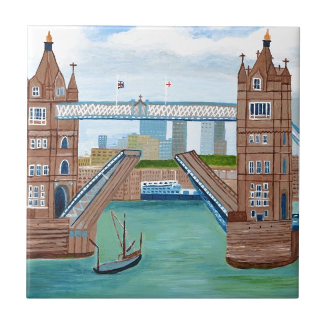 London Bridge Kakelplatta (Framsidan)