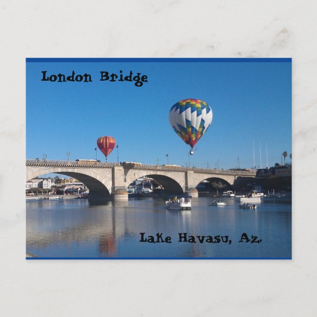 London Bridge, Lake Havasu, Az. Vykort (Framsida)