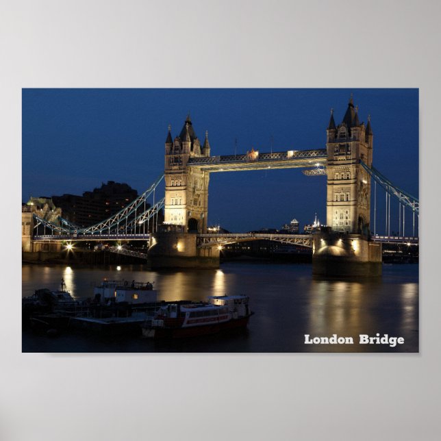 London Bridge. Night Himlar Poster (Framsidan)