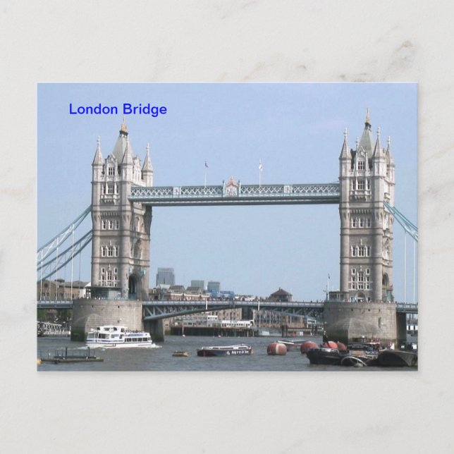 London Bridge Postcard Vykort (Framsida)