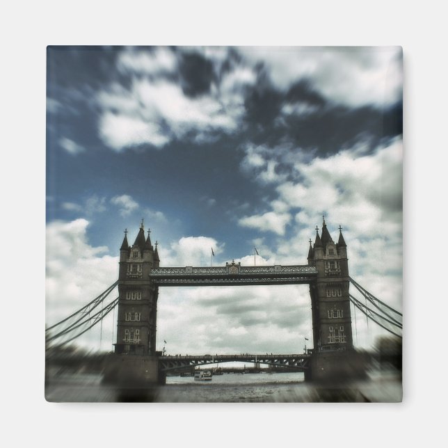 London Bridge River Thames UK Magnet (Framsidan)