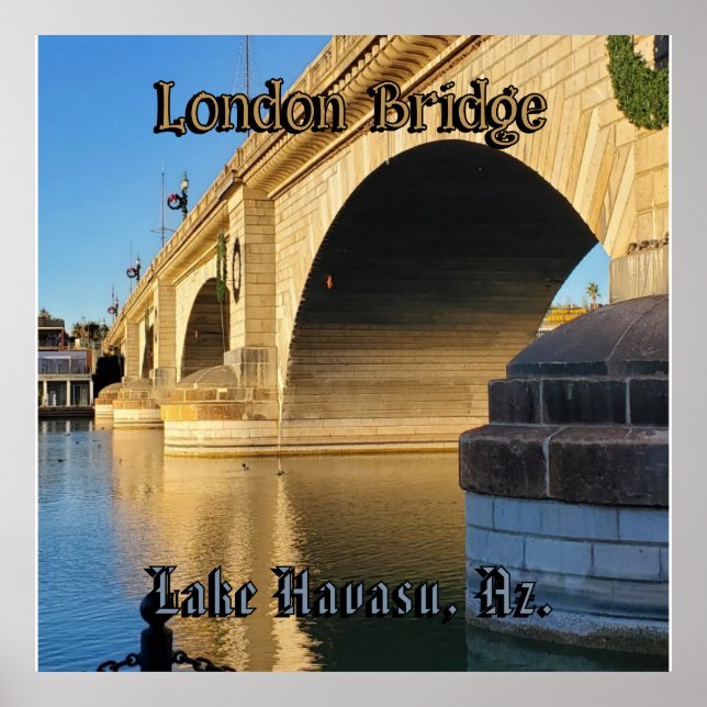 London Bridge Sjö Havasu, Az. Poster (Framsidan)