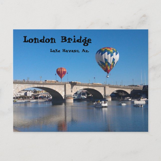 London Bridge, Sjö Havasu, Az. vykort (Framsida)