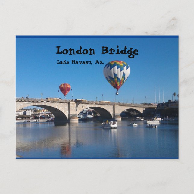 London Bridge, Sjö Havasu, Az. vykort (Framsida)