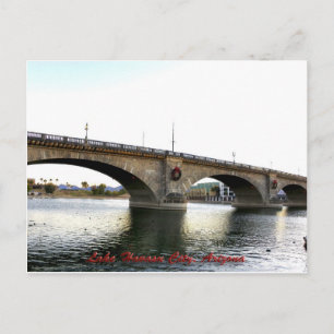 London Bridge Sjö Havasu City, Arizona Vykort