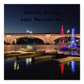 London Bridge Sjö Havasu Fototryck