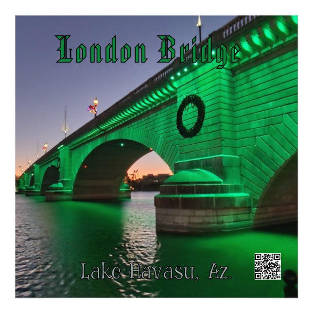 London Bridge Sjö Havasu Fototryck (Framsidan)