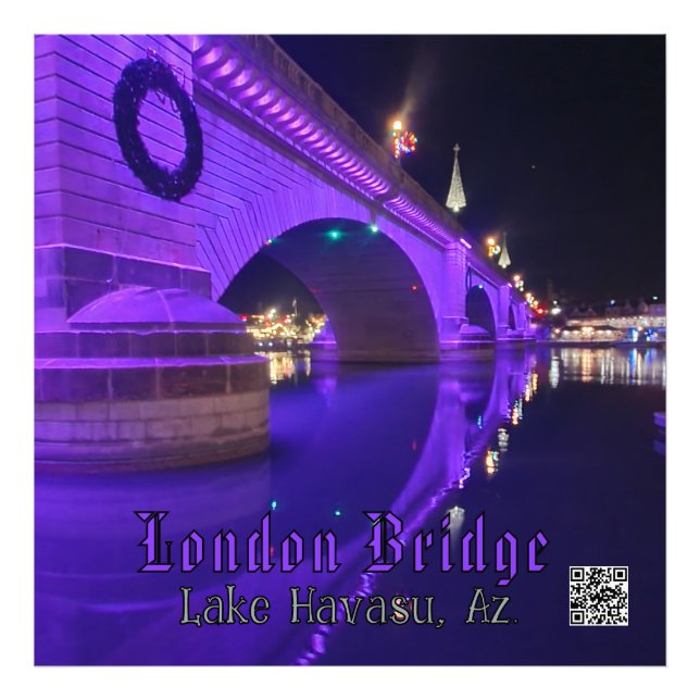London Bridge Sjö Havasu Fototryck (Framsidan)