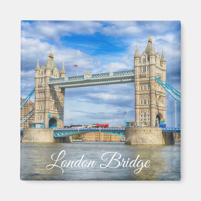 London Bridge Souvenir Keepsaké Magnet (Framsidan)