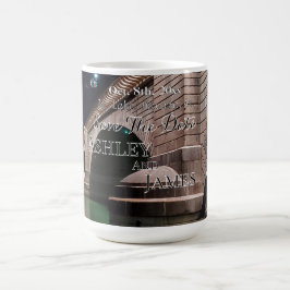 London Bridge Spara datum-inbjudan Kaffemugg