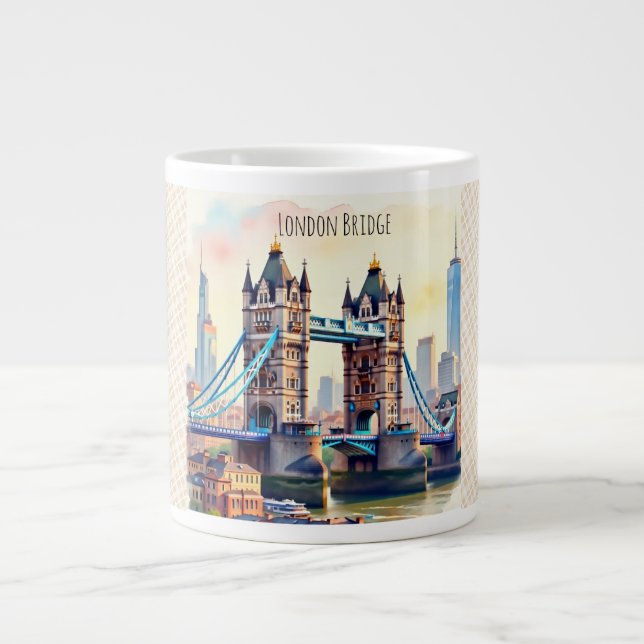 London Bridge, Torn Bridge, ett konstverk Jumbo Mugg (Framsidan)