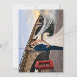 London Bridge Wedding Invitation Inbjudningar