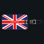 London British Flagga Bagagebricka<br><div class="desc">London British Flagga Luggage Tag</div>