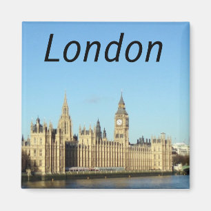 London brittisk parlament och BigBenen Magnet