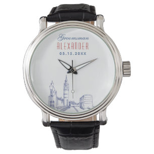 London Bröllop Bestman Armbandsur