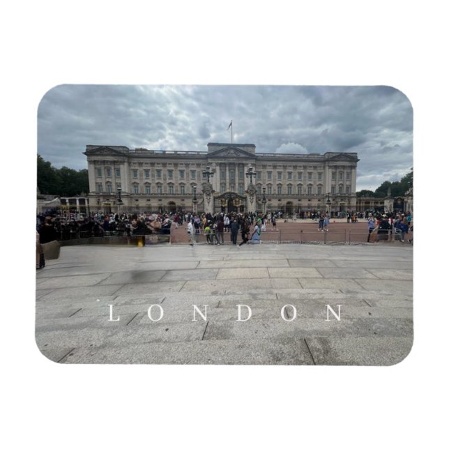 London Buckingham Palace View-kylskåp Magnet (Horisontell)