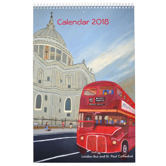 London Buskalender 2018 Kalender (Omslag)