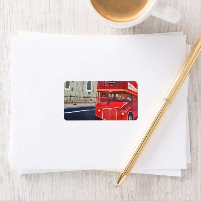 London Buss adressetiketter  (Insitu)