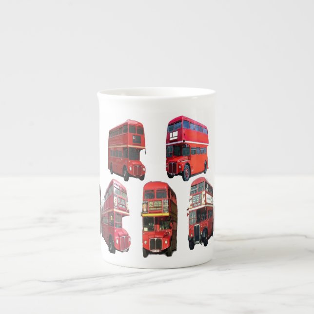 London Buss Benporslin Mugg (Framsidan)