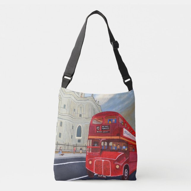 London Buss Crossbody Bag Axelväska (Framsida)