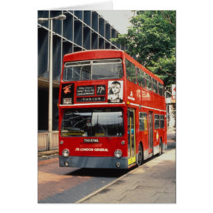 London Buss Daimler ligger mellan funktionerna hos Hälsningskort