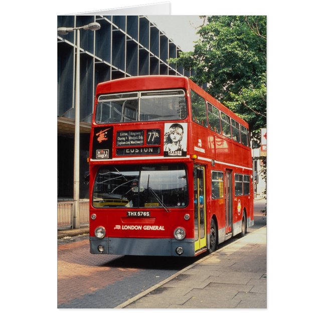 London Buss Daimler ligger mellan funktionerna hos Hälsningskort (Framsidan)