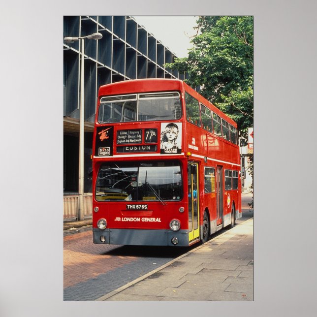 London Buss Daimler ligger mellan funktionerna hos Poster (Framsidan)
