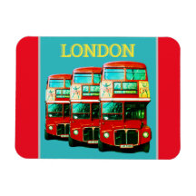 London Buss Fridge Magnet