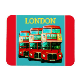 London Buss Fridge Magnet