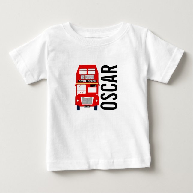 London Buss Gerber Baby Vest Tee (Framsida)