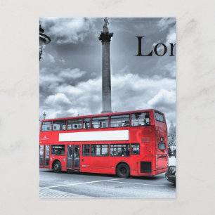 LONDON BUSS in Black & White (St.K) Vykort