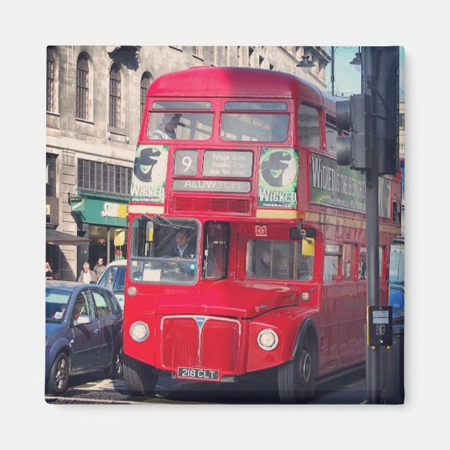 London Buss Magnet (Framsidan)