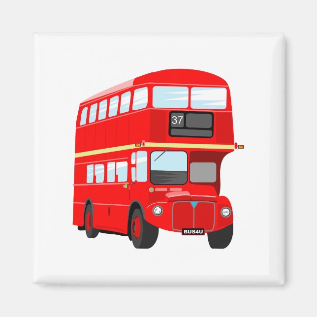 London Buss Magnet (Framsidan)