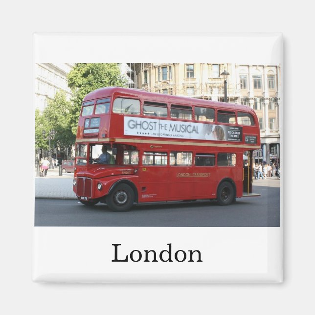 London buss magnet (Framsidan)
