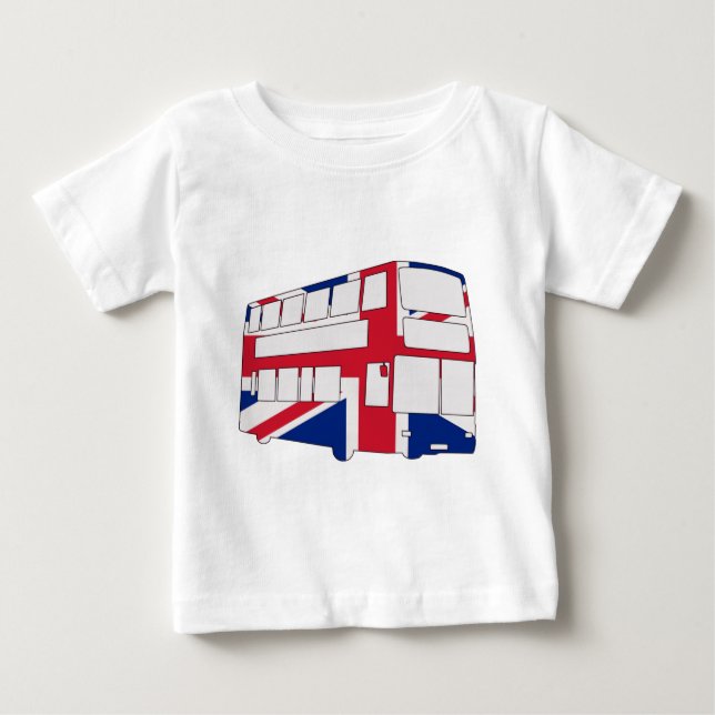 London Buss med Union Jack t shirts och presenter (Framsida)