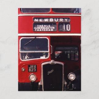London Buss- Newbury Vykort