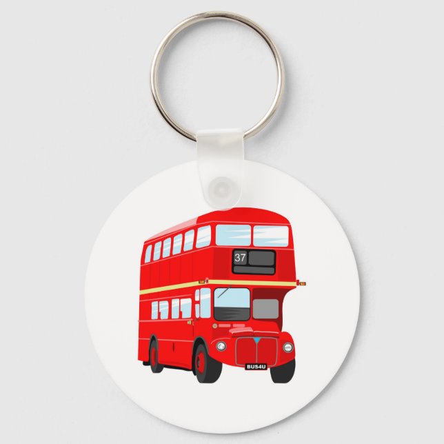 London Buss Nyckelring (Framsida)