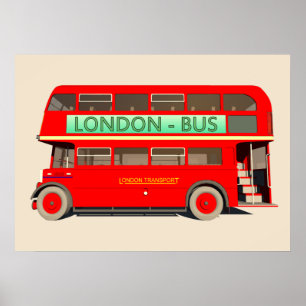 London Buss Poster
