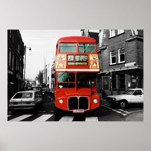 London Buss Poster 2 (Framsidan)