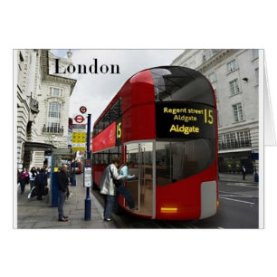 London buss (St.K) Hälsningskort