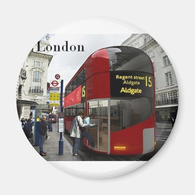 London buss (St.K) Magnet (Framsidan)