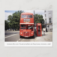 London Buss & Telefon Box Central London 1998