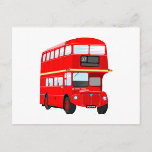 London Buss Vykort