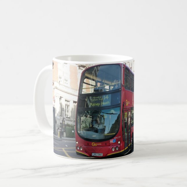 London bussmugg kaffemugg (Framsida vänster)