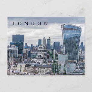 London byggnader utsikt vykort