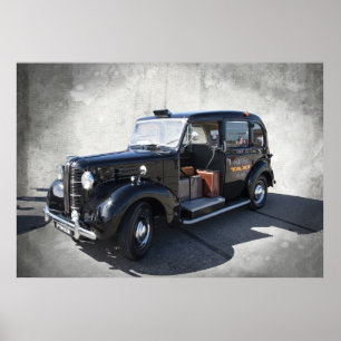 LONDON CAB C. 1955 POSTER